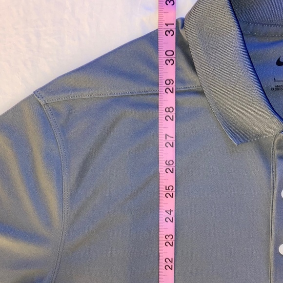Nike Dri-Fit Polo Men’s L Gray Westrock Coffee Logo NWOT - Picture 6 of 10